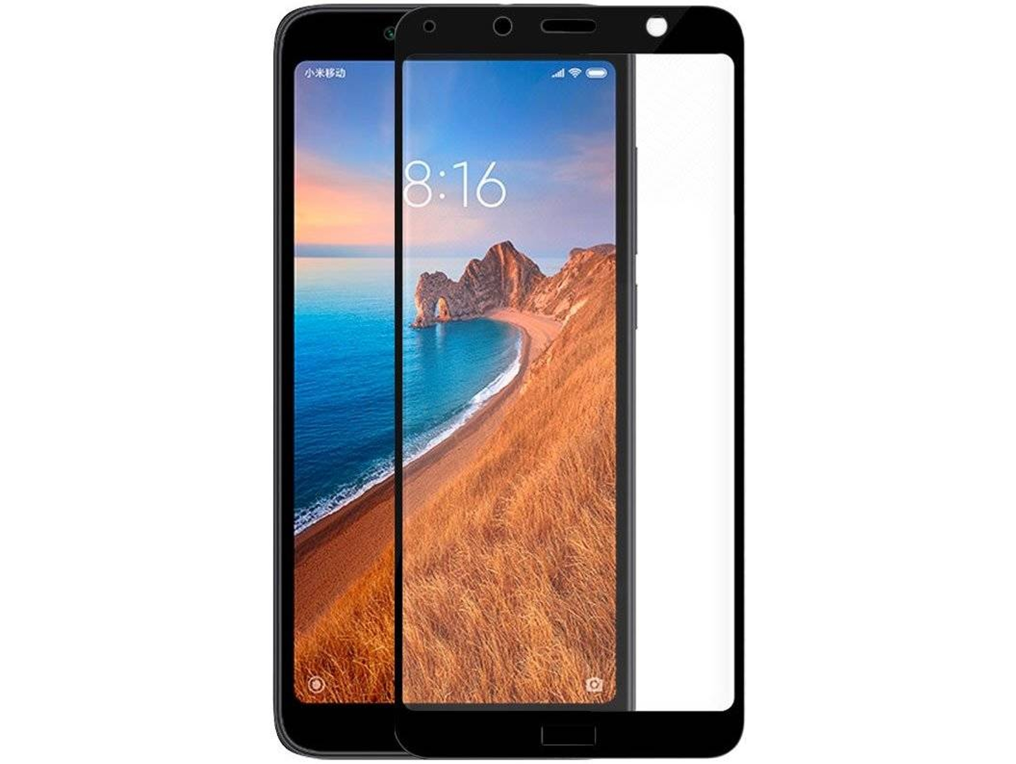 Protector de Cristal Templado Xiaomi Redmi 7A Full 3D Negro