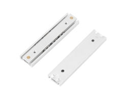 Juego De 2 Rieles Para Cajones Pequeños De Aleación De Aluminio, Lisos Y Duraderos, Para Armarios (70 Mm)