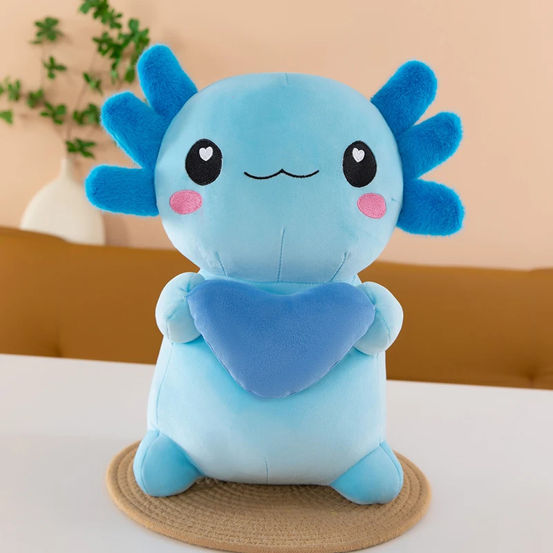 (azul, 50cm) Brinquedo De Pelúcia Axolotl, Brinquedo De Pelúcia Axolotl