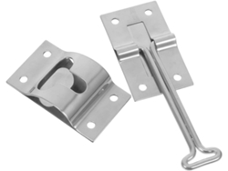 Suporte De Porta De Reboque Em Aço Inoxidável Com Gancho De Retenção Durável Para Autocaravanas.
