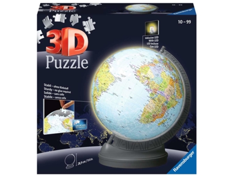Puzzle RAVENSBURGER 11549 3D 540 peças Globo