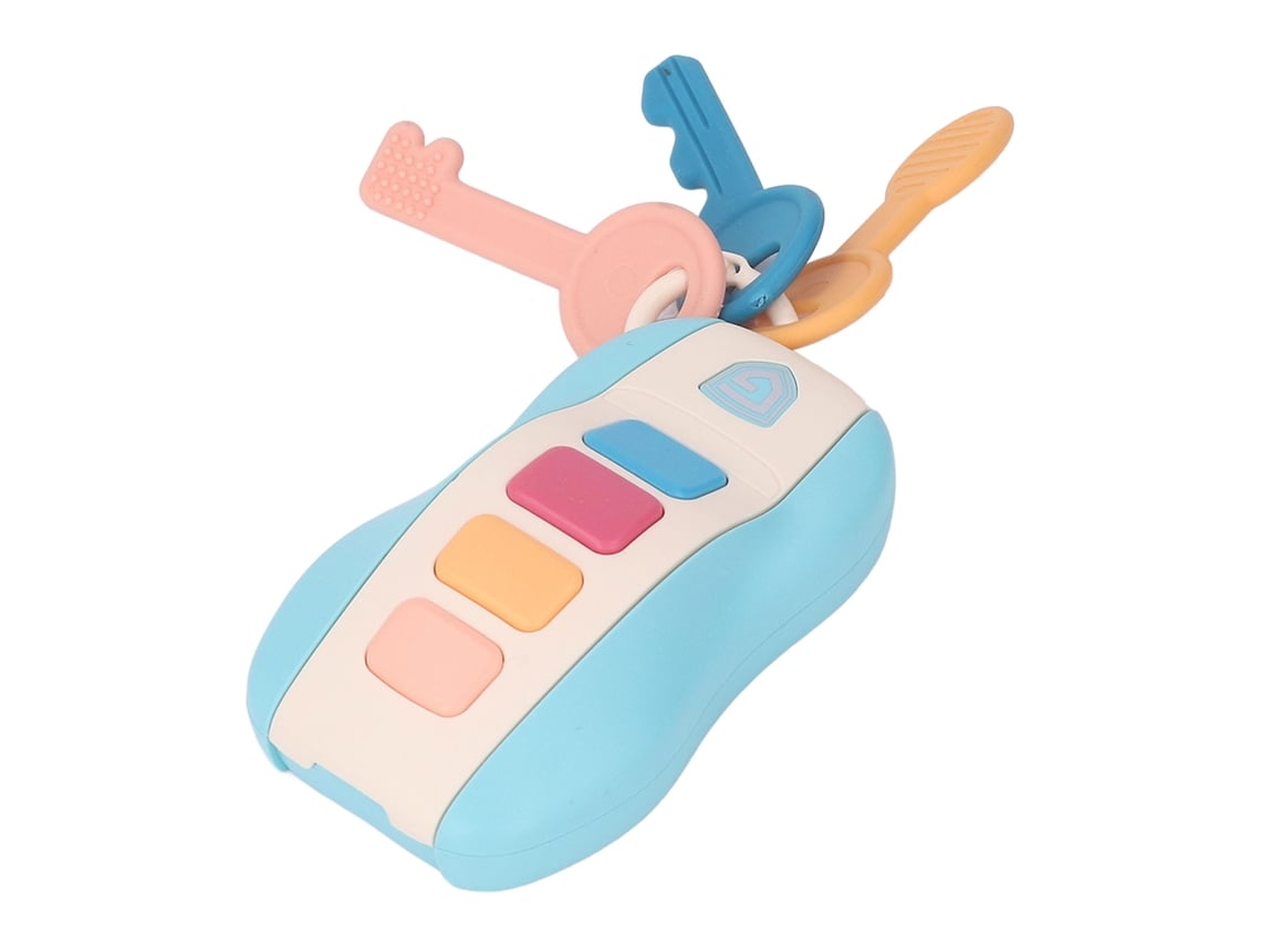 Llave De Coche De Juguete Para Niños Con Sonido Y Música - Juguete Educativo - Azul