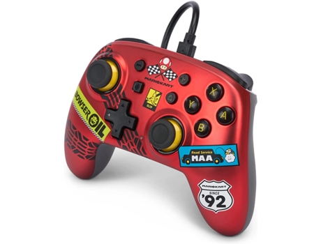 Control para Nintendo Switch POWERA Wired Nano - Mario Kart: Racer Red
