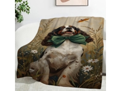 Manta Daisy Con Perro De Dibujos Animados Cm Multifuncional Suave Franela Acogedora Para Cama Oficina Siest...
