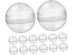 50 Piezas, Té, Fiesta, 50 Piezas Bolas Transparentes Vacías Para Máquinas Expendedoras Rellenables Con