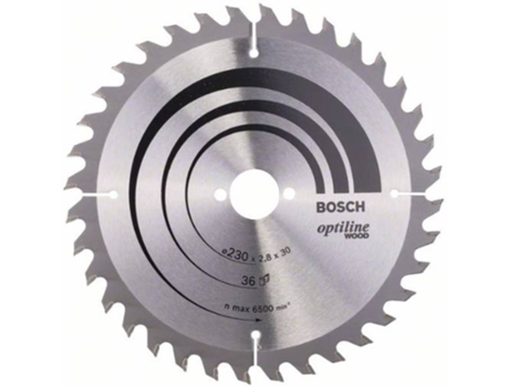 Disco de Sierra Circular BOSCH Optiline Madera 230x30x2.8 mm - 36