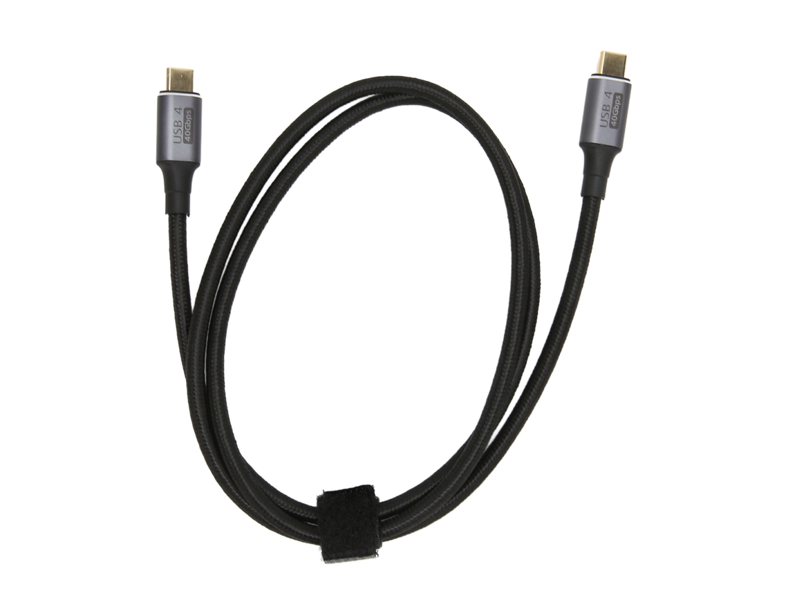 Cable Usb4 Tipo-c, Carga Rápida De 40 Gbps, 100 W, Transmisión 8k A 60 Hz, 1 M, Gris Espacial.