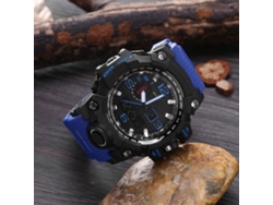 Reloj Deportivo Multifuncional Smael Con Doble Pantalla, Resistente Al Agua Hasta 50 M.