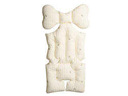 Cojín Para Asiento De Cochecito, Cojín Para Asiento De Coche De Bebé De Doble Cara, Transpirable Y Suave (oliva) Cuich