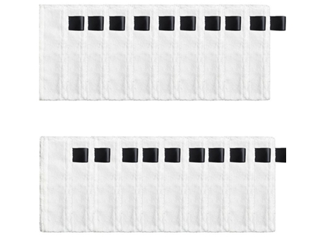 20pcs mop pano para karcher easyfix sc2 sc3 sc4 roupas de chão a vapor