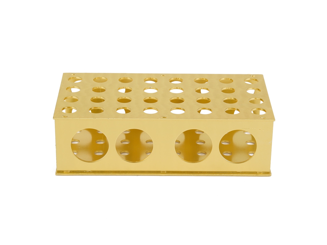 Soportes de aluminio para tubos de ensayo con agitadores 8*12.3*18*30mm para laboratorio