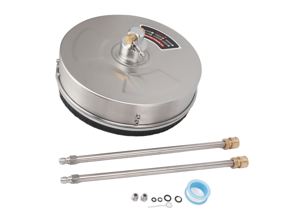 Limpiador de superficies para aceras de acero inoxidable de 13 pulgadas y 4000 PSI