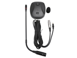 Microfone De Mesa Gooseneck Condensador Com Conector Xlr Cardióide Para Palestras, Aulas E Videoconferências
