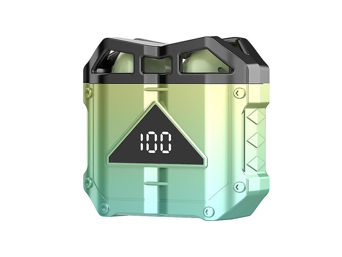 Auriculares Bluetooth True Wireless Tws Gaming Deportes Corriendo Verde