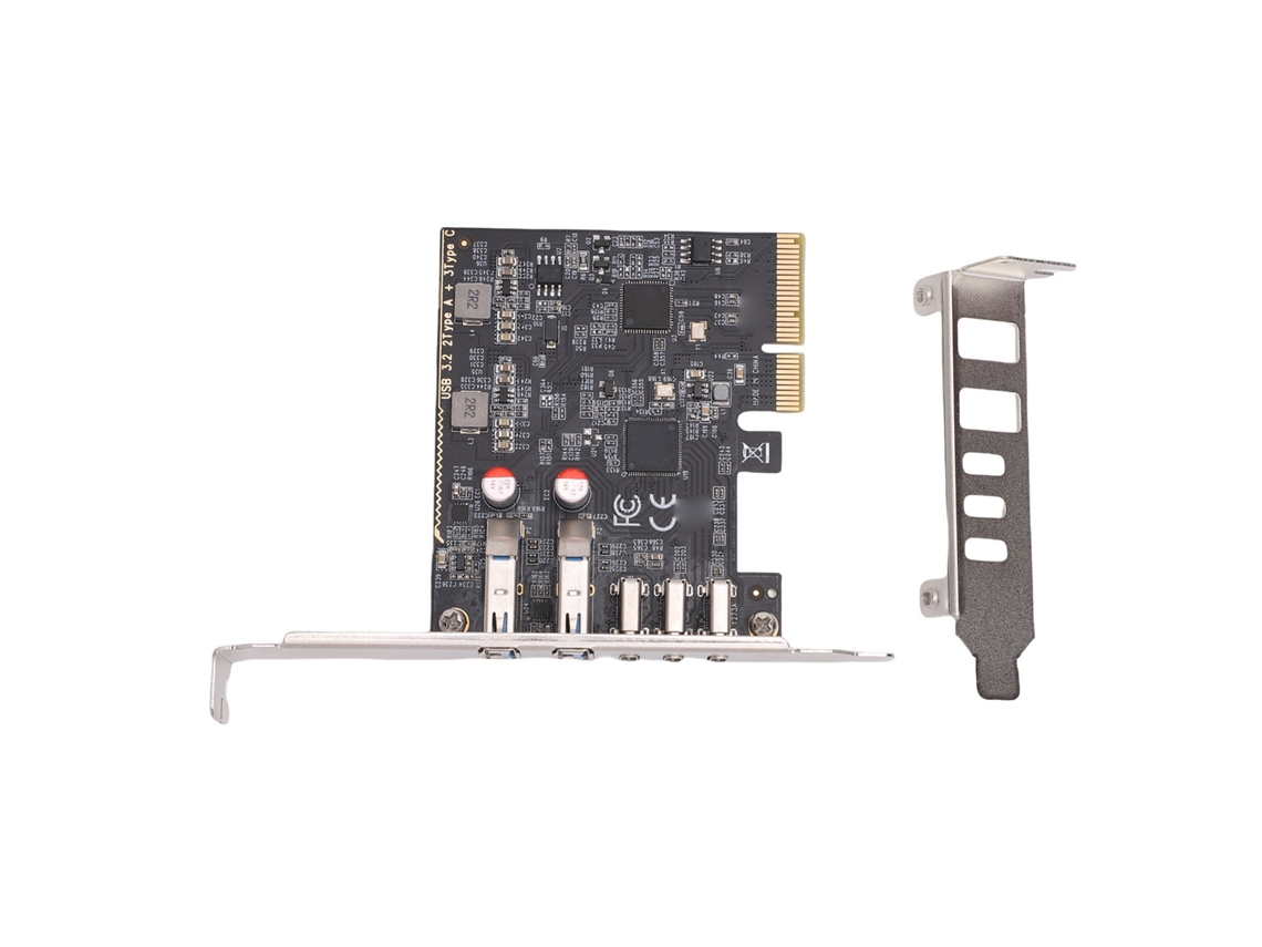 Tarjeta De Expansión Pcie A Usb 3.2 Gen 2 Con 5 Puertos, Adaptador De 10gbps Para Escritorio