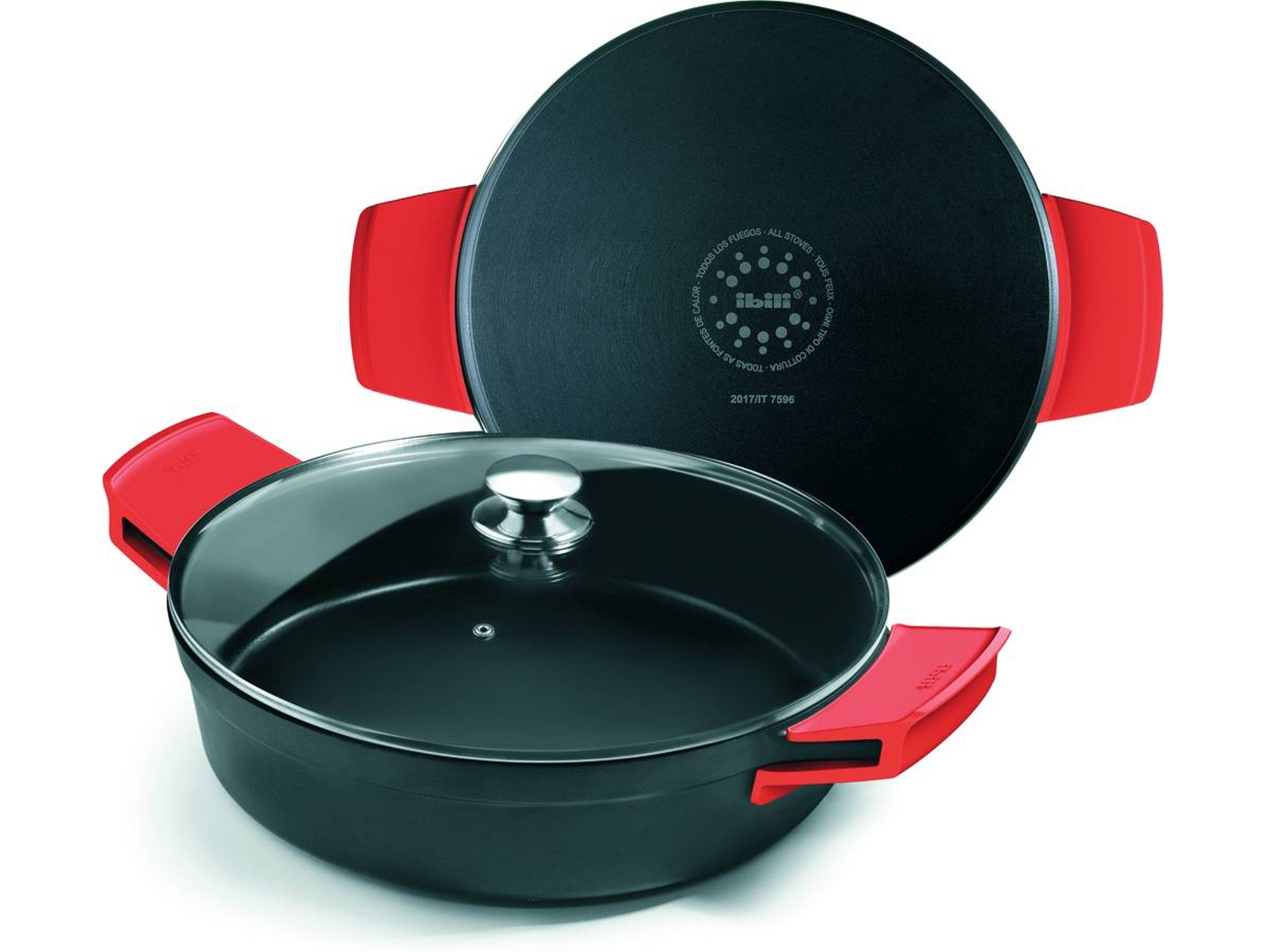 TACHO COM TAMPA IBILI EXCELLENT 28CM