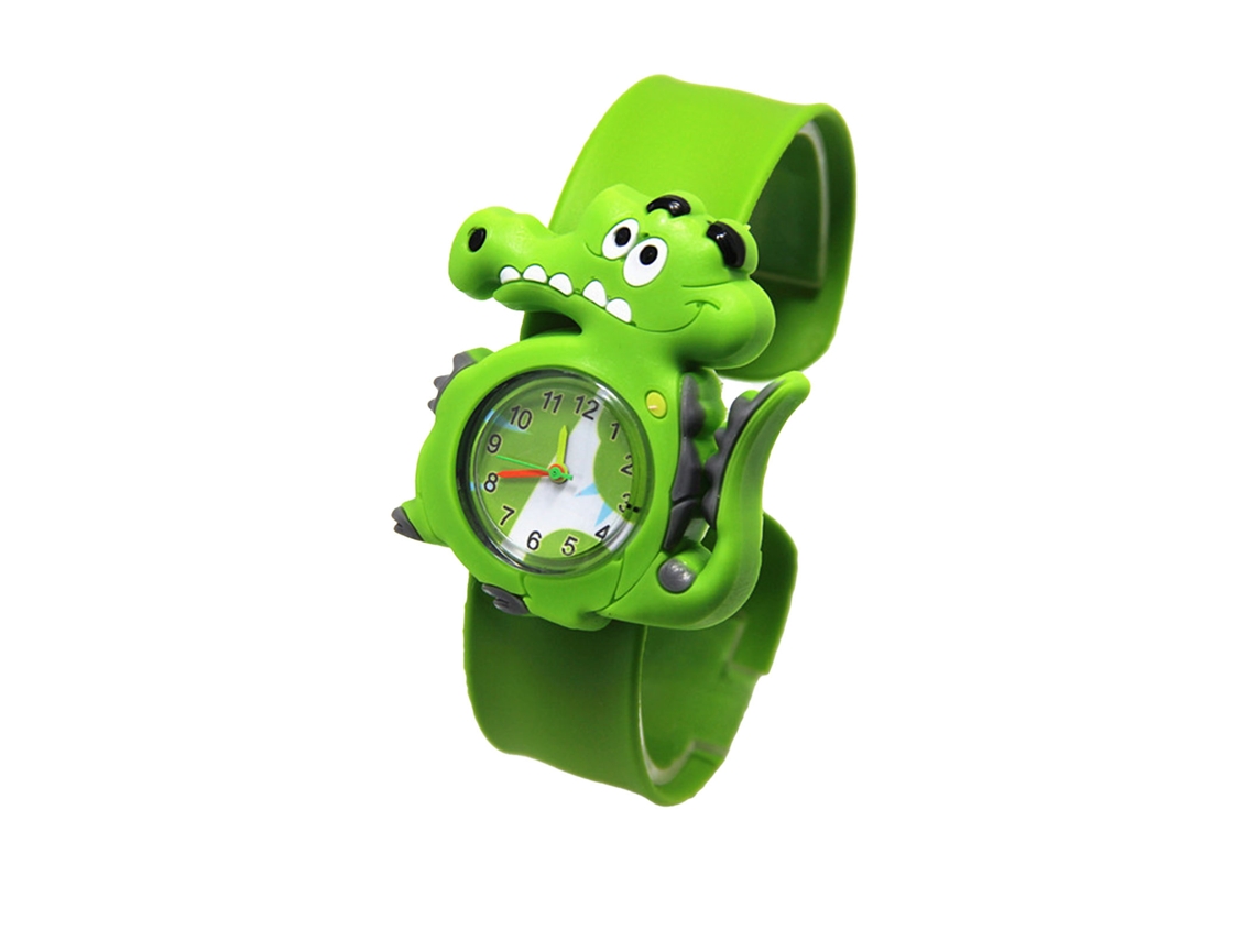 Reloj Infantil, Seguro, Cómodo, Diseño De Dibujos Animados, Juguete Ligero Para Niños Y Niñas, Cocodrilos.