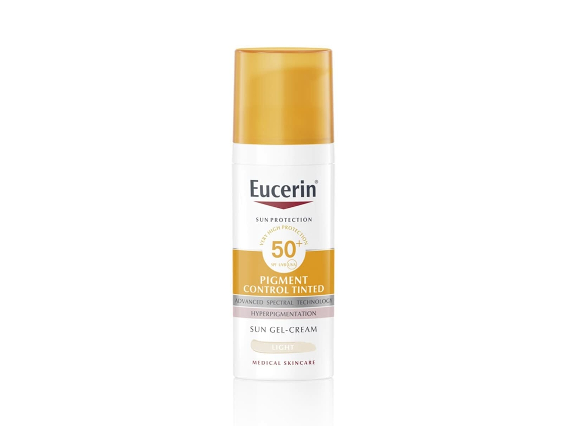 Protector Solar EUCERIN Pigment Control Tinted (50 ml - Spf 50 - Piel Sensible - Todo tipo de piel)