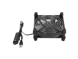 Ventilador De Refrigeración Para Computadora De 140 Mm, 3 Velocidades, Alimentado Por Usb De 5v, 2800 Rpm, Silencioso Y Portátil