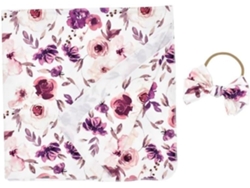 Bebé Con Cuna Manta Arrullo Estampada Para