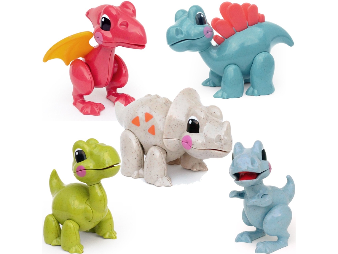 Set de dinosaurios Foolish Toys, set de juguetes de dinosaurios First Friends