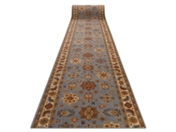 Alfombra De Pasillo Keshan 7683/53544 Marco, Oriental Azul / Beige 90cm