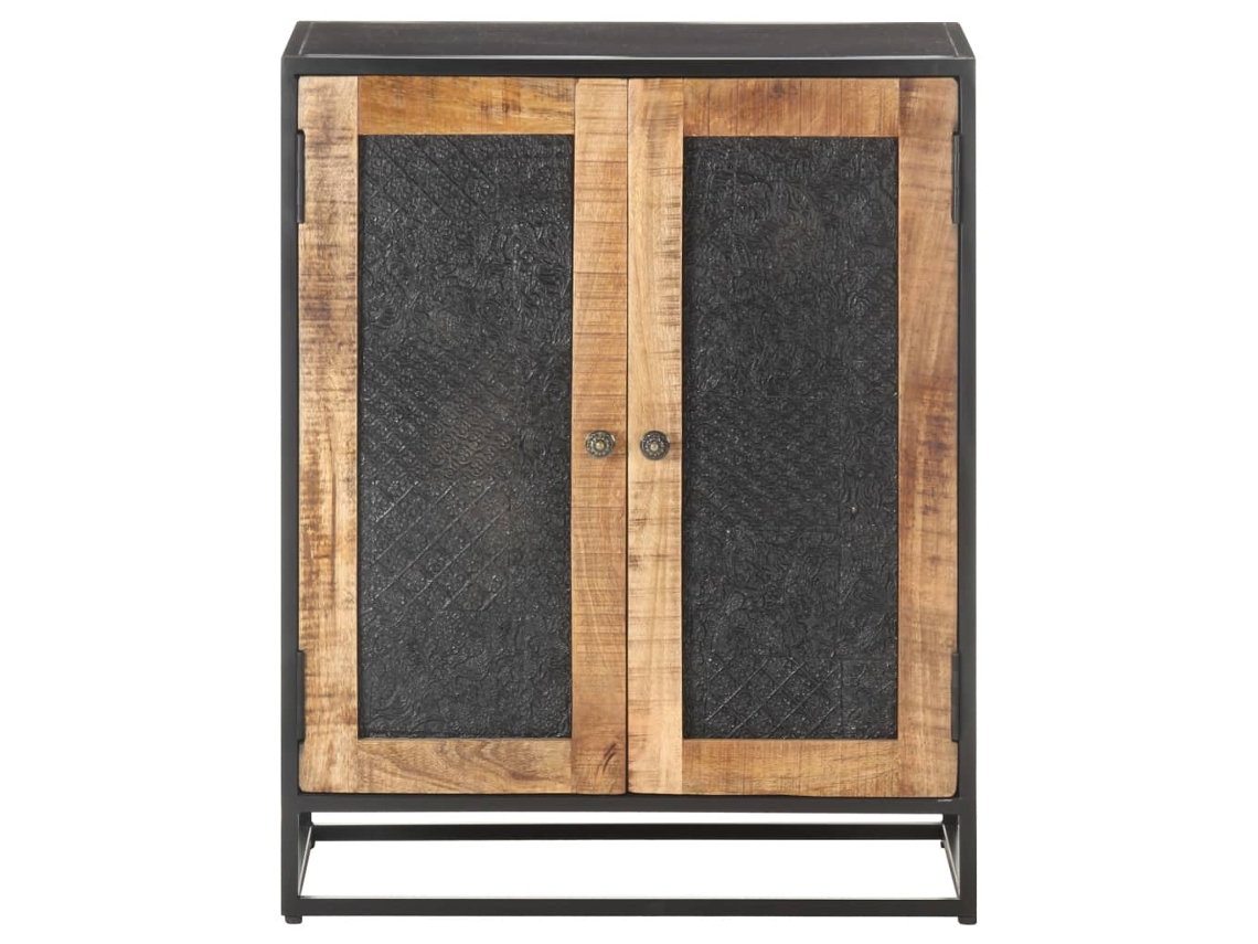 Maison Exclusive - Aparador De Madera De Mango Rugosa 60x35x75 Cm