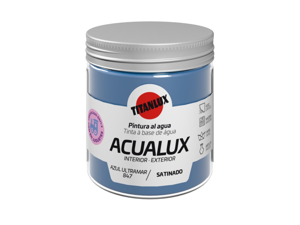 Acualux Satin 75ml Azul Ultramar