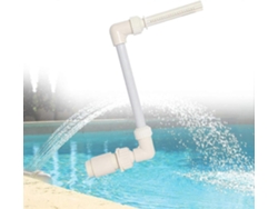 Fuente de cascada Rebe para piscina, soporte ajustable, decoración de piscina, fácil instalación, chorro alto de 35,5 cm (14 pulgadas).