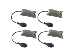Primerox Juego de 4 cojines de aire para instalación en puertas y ventanas, fibra natural