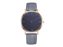 Reloj De Cuarzo Informal Y Moderno Para Hombre Y Mujer Con Correa De Pu (rojo)