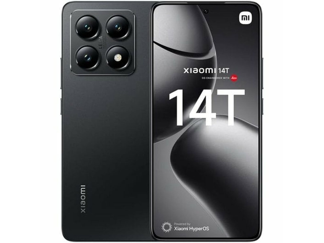 Smartphone XIAOMI Xiaomi 14T (Negro - 12 GB RAM - 6,7" - Enchufe EU - 512 GB)