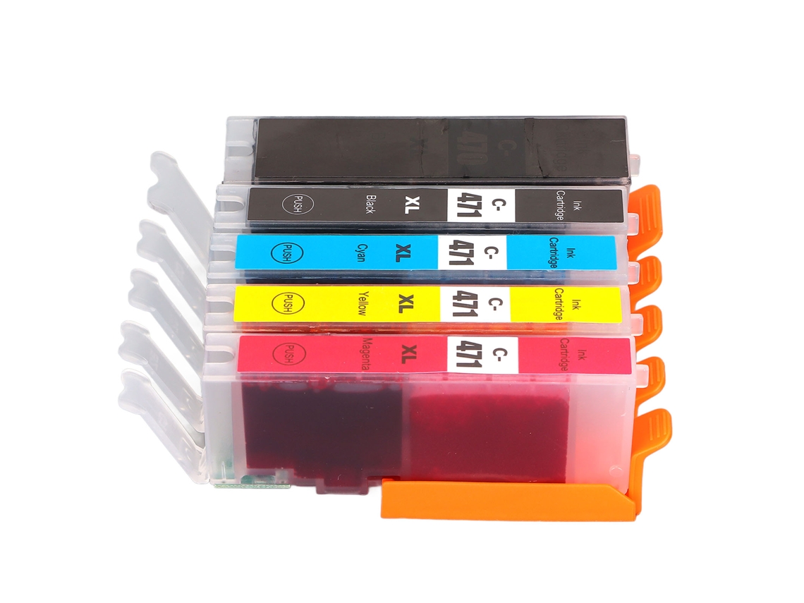 5pcs Cartuchos de Tinta Abs Pixma Mg5740 Mg6840 Mg7740 Ts5040 Ts6040 | S/MARCA
