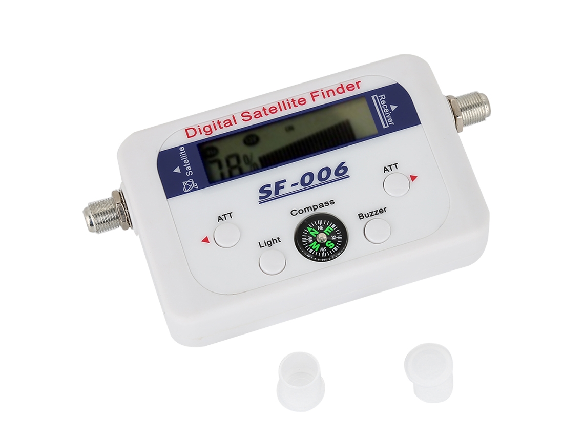 Buscador Digital De Sinal De Satélite Com Lcd Sf-9506 Sf-006 Alta Sensibilidade Controle De Atenuação