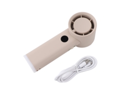 Mini turbina USB con pantalla digital y control de velocidad, silenciosa, para verano (sin marca)