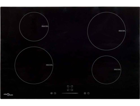 vidaXL Placa de inducción con 4 quemadores control táctil 77 cm 7000 W