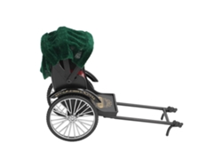 Ats-modelo De Rickshaw Simulado De Aleación Con Detalles Exquisitos, Decoración Retro Para Hogar Rojo