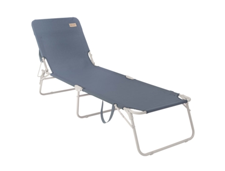 Outwell Tumbona plegable Tenby azul océano