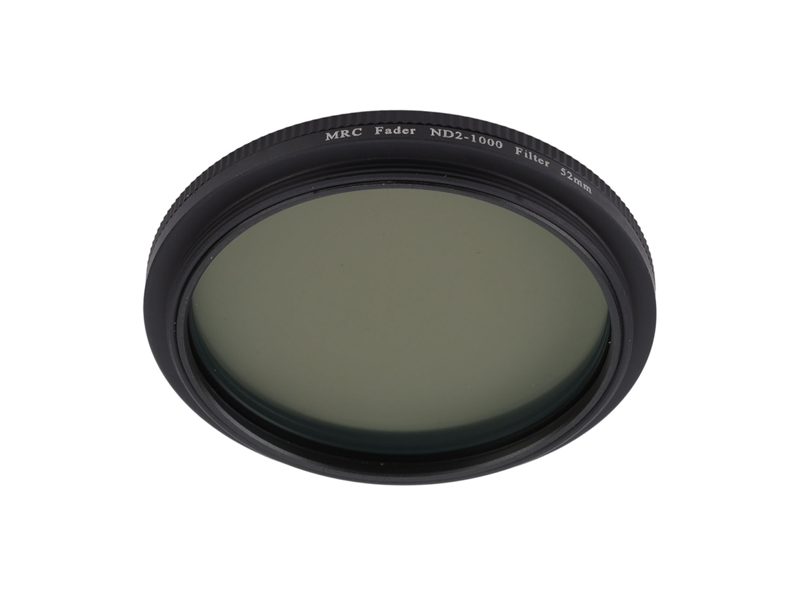Filtro Nd Ajustable Nd2 A Nd1000 De Vidrio Óptico Para Cámara, Lente Filtro Gris Medio Para Fotografía De Agua Fluyente, 52mm