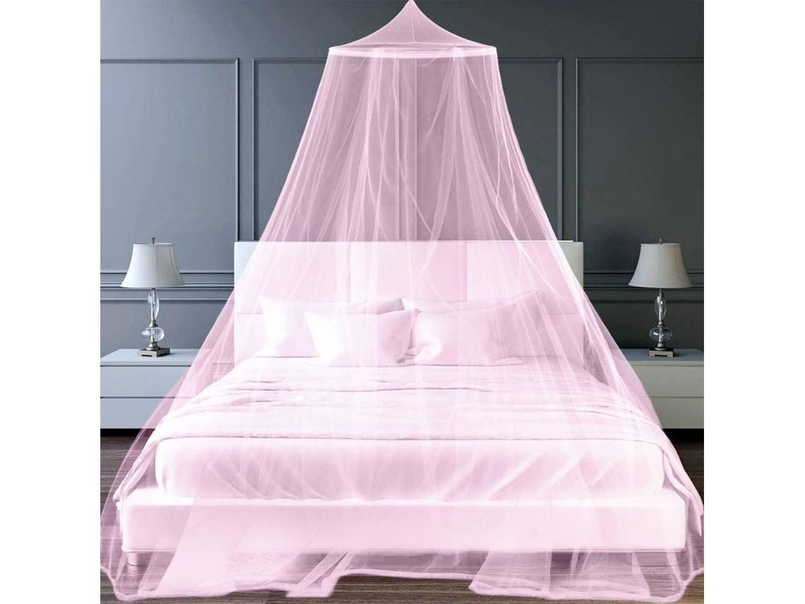 2026-mosquitera Universal Para Cama Doble Y Individual De Tela Tulle, Plegable Y Ligera Para Viajes Y Exterior (rosa)