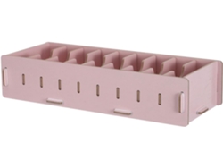 Tarjetero De Madera Con Separador Desmontable Y Cajón Modular.