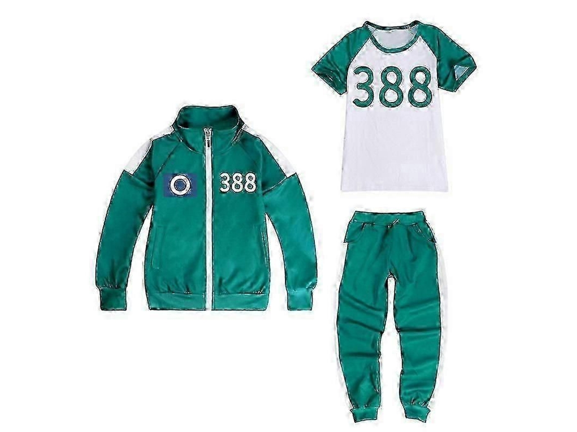 Traje De Cosplay De Jugador Squid Game 2 Conjunto Completo De Pijama Deportivo 170cm No.3881 N.º 388 170 Cm