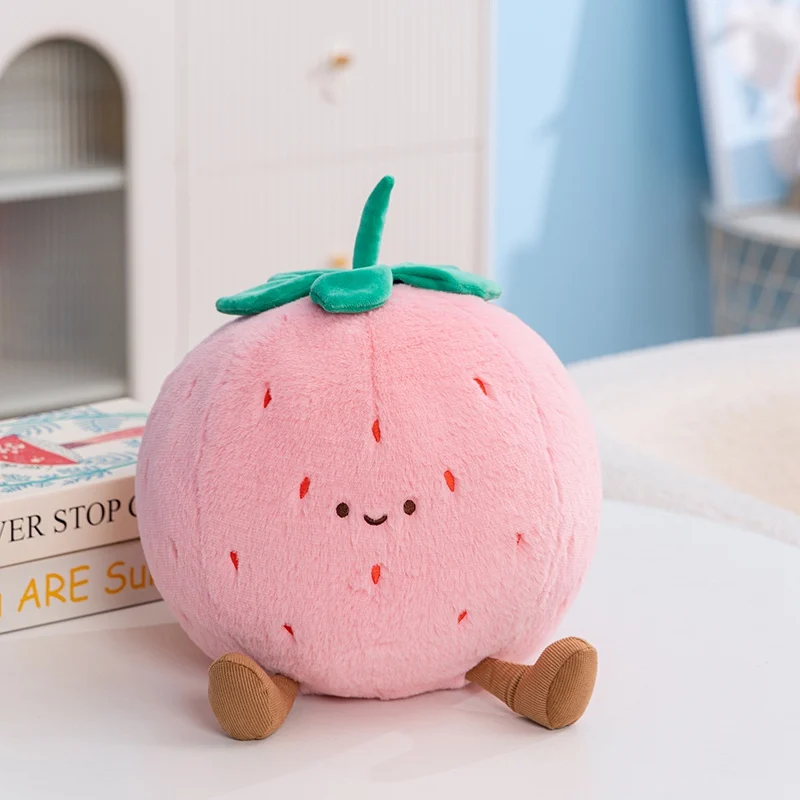 Cojín Decorativo Para Sofá De La Serie Frutas Para Adultos (fresa, 30 Cm)