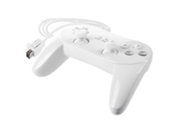 2 mandos clásicos para consola Nintendo Wii con cable para el mando de Wii