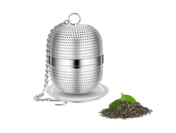 2026da-colador De Té De Acero Inoxidable 304 Para Té Suelo, Red Fina Y Fácil De Limpiar Con Cadena Larga