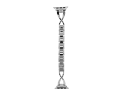 Kit De Reemplazo De Correa De Reloj De Metal Para Iwatch 1/2/3/4 38-40mm Plata/negro