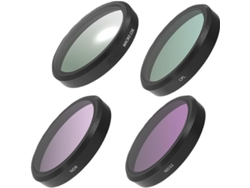 Kit De Filtros Nd Para Osmo Action 6: Uv, Cpl, Nd8, 16, 32, 64, Star Night En Un Marco De Aluminio.