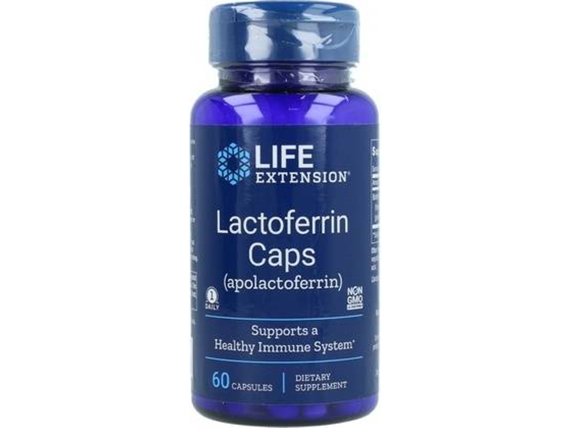 Complemento Alimentar LIFE EXTENSION Lactoferrina (60 cápsulas)