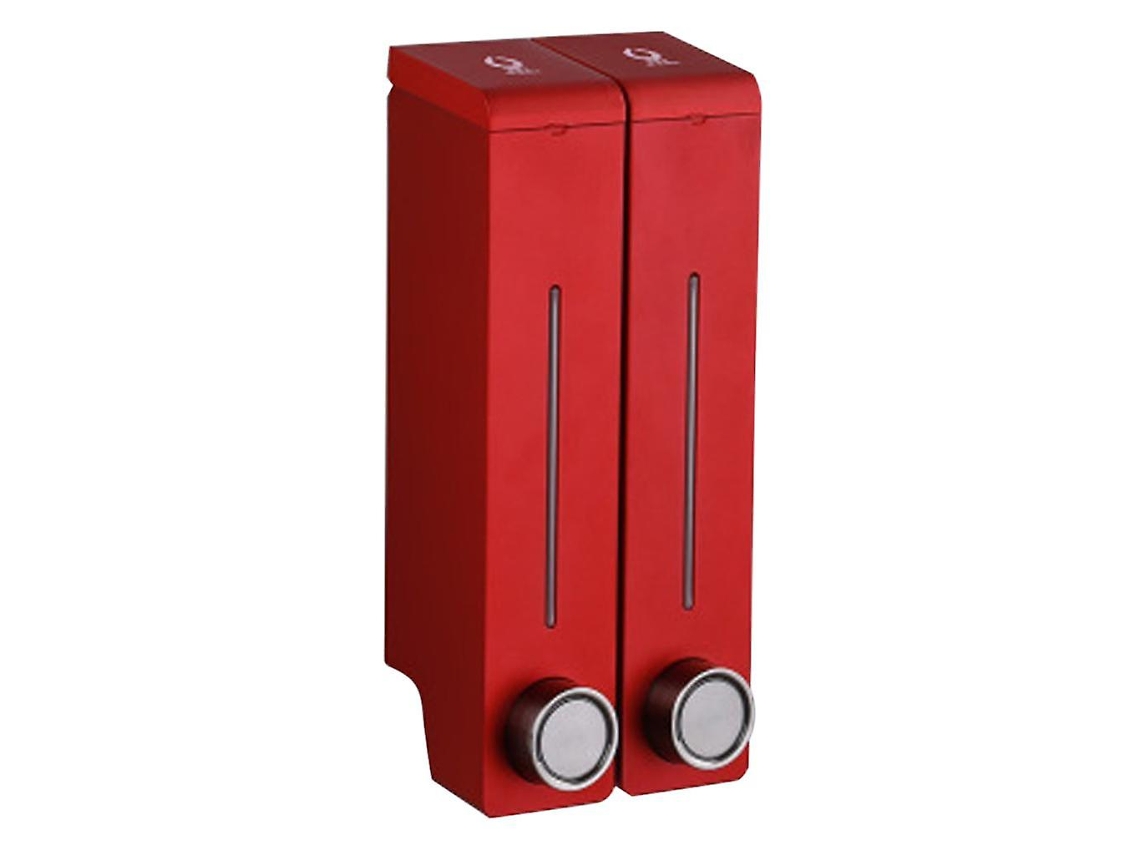 Dispensador Jabón Líquido Pared Baño Ducha 320ml Jabón Rojo Rosewell