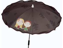 Sombrilla BABYLINE para Coche de Paseo Hippies Choco